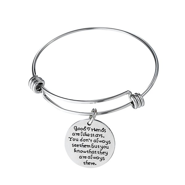 Bangle Bracelet Graduation Gift For Best Friend- Good Friend Are Like ...