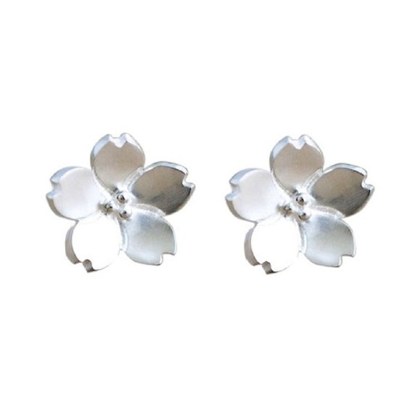 Sterling Silver Blossom Earrings Flowers