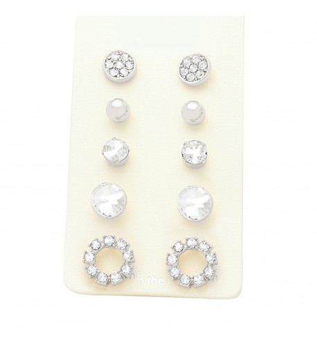 Rosemarie Collections Womens Crystal Earrings