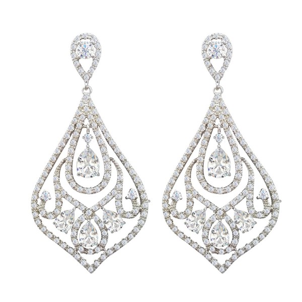 SELOVO Vintage Teardrop Wedding Earrings SELOVO Vintage Teardrop Wedding Earrings
