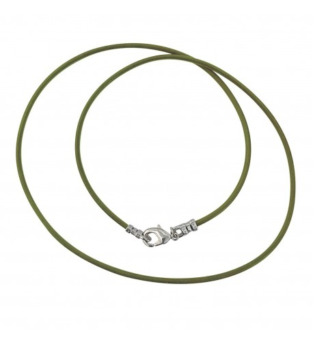 Sterling Silver 1 8mm Leather Necklace