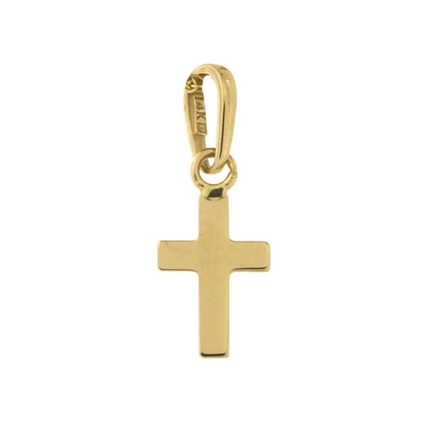 Yellow Gold Tiny Cross Pendant