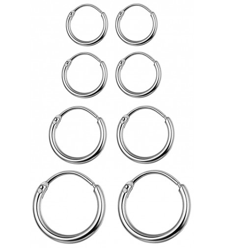 LOYALLOOK Stainless Endless Earrings 10 20MM