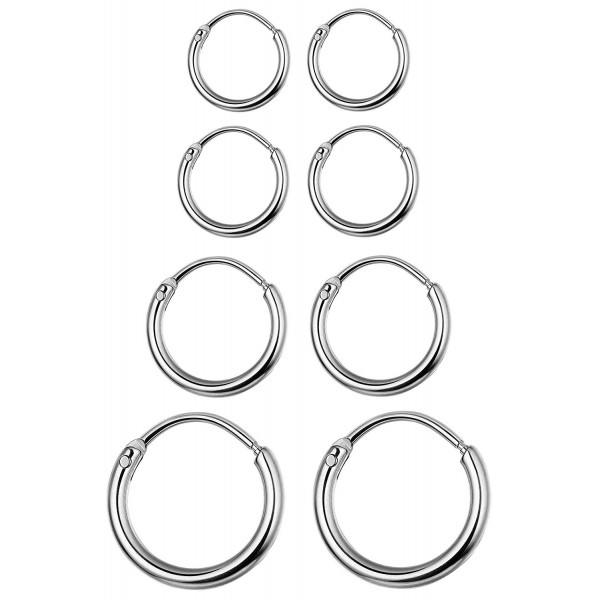 LOYALLOOK Stainless Endless Earrings 10 20MM