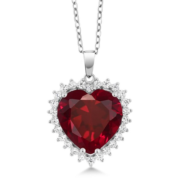 Sterling Created Pendant Necklace Complimentary Sterling Created Pendant Necklace Complimentary
