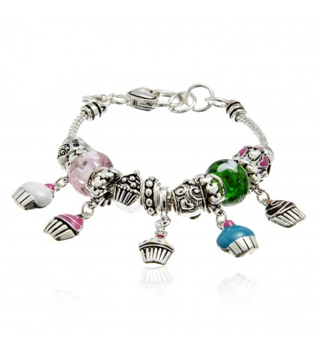 PammyJ Designer Style Cupcake Bracelet