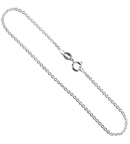 Sterling Silver Cable Necklace Nickel