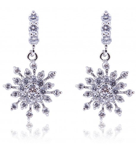 YAZILIND Dazzling Flawless Zirconia Snowflake