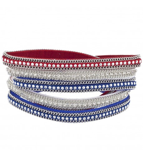 Lux Accessories Independence Magnetic Bracelet