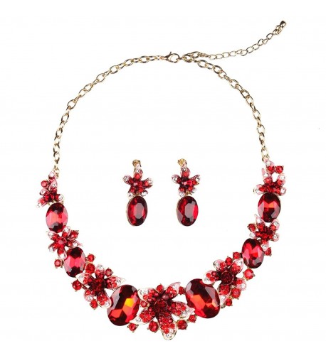 Hamer Handmade Crystal Statement Necklace