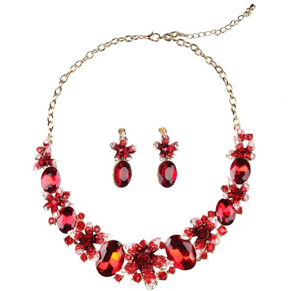 Hamer Handmade Crystal Statement Necklace