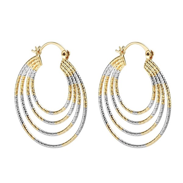Amazing Elegant Magical Gold Silver Tone Earrings