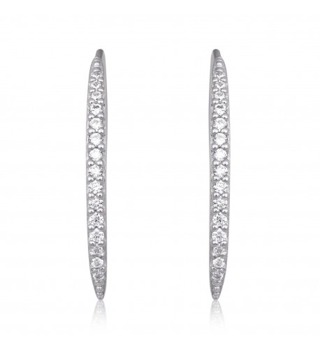 Sterling Zirconia Simulated Diamond Earrings