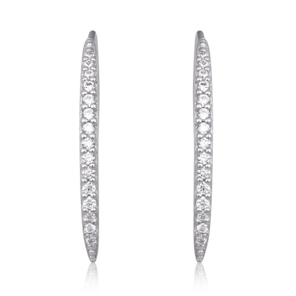 Sterling Zirconia Simulated Diamond Earrings