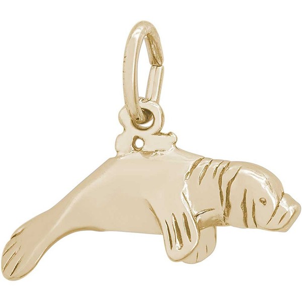 Rembrandt Charms Manatee Plated Silver