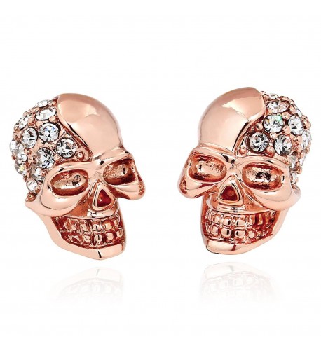 ELBLUVF Alloy Plated Rhinestone Earrings