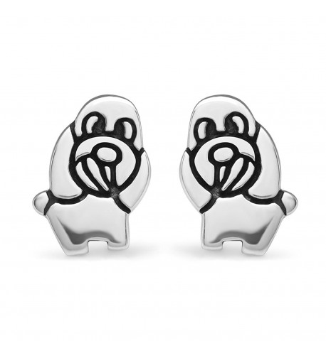 Sterling Silver Little Cartoon Earrings