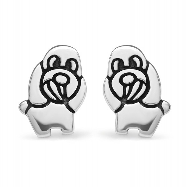 Sterling Silver Little Cartoon Earrings