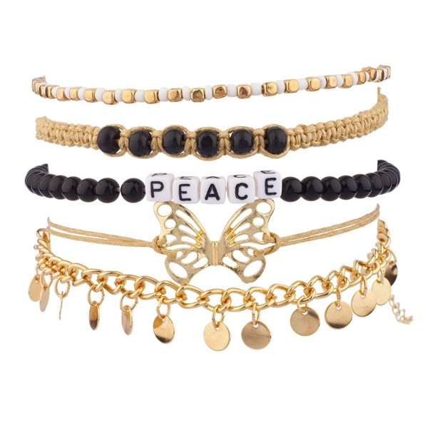 Lux Accessories Black Friendship Bracelet