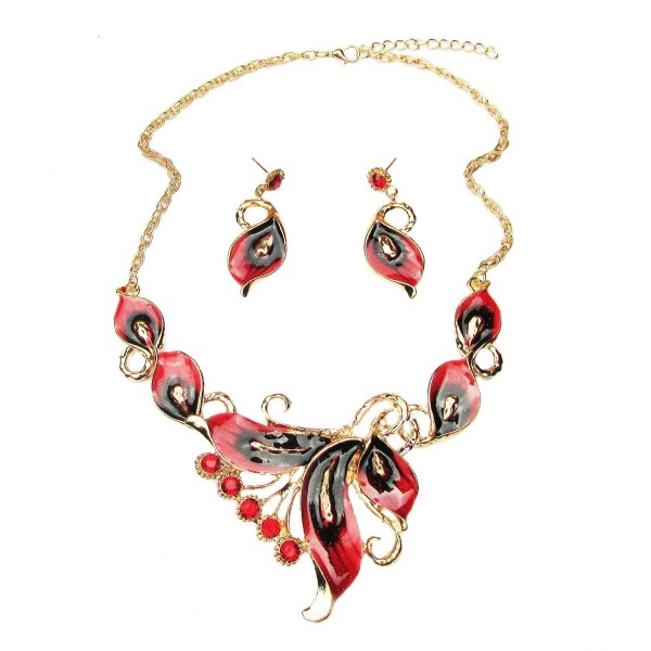 Yuhuan Butterfly Statement Necklace Earrings