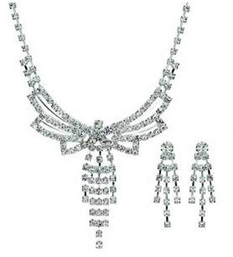 Fantastic Firefly Rhinestone Necklace Earring