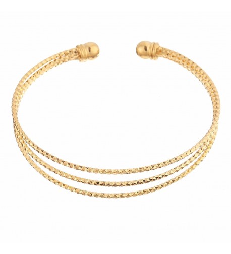 Moochi Plated Three Strand Fashion Bracelet