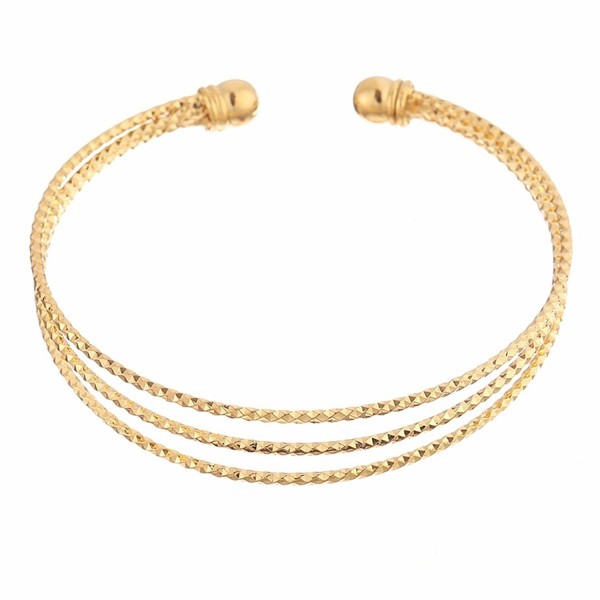 Moochi Plated Three Strand Fashion Bracelet