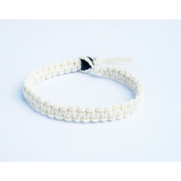 White Surfer Hawaiian Style Bracelet