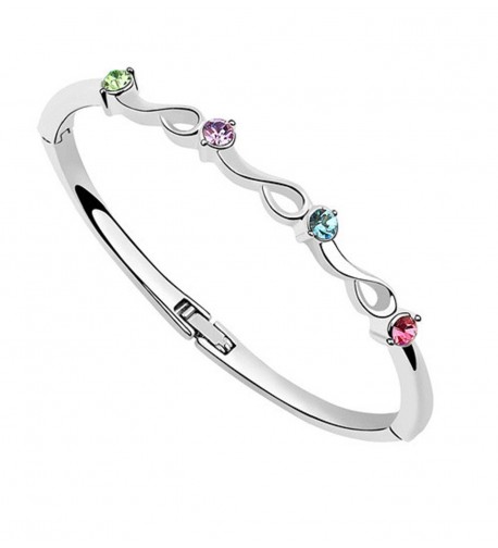 Crystals Swarovski Colorful Bangle Bracelet