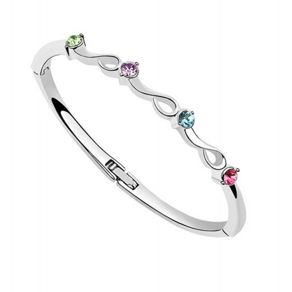 Crystals Swarovski Colorful Bangle Bracelet