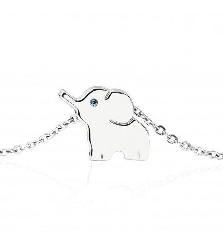Lazycat Elephant Pendant Necklace Stainless