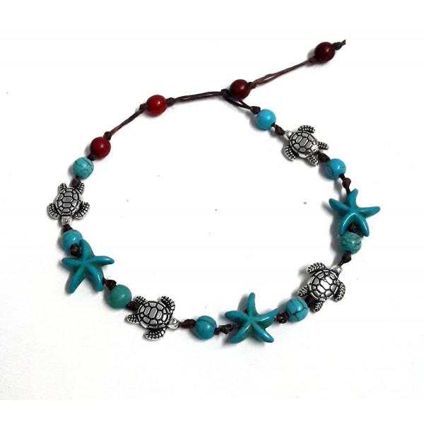 Bracelet Starfish Turquoise Beautiful cm Handmade