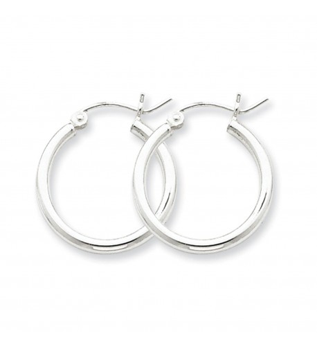 Sterling Silver Classic Hoop Earrings