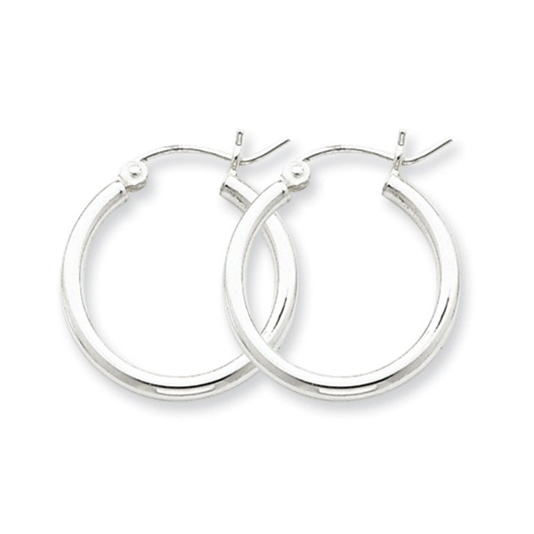 Sterling Silver Classic Hoop Earrings