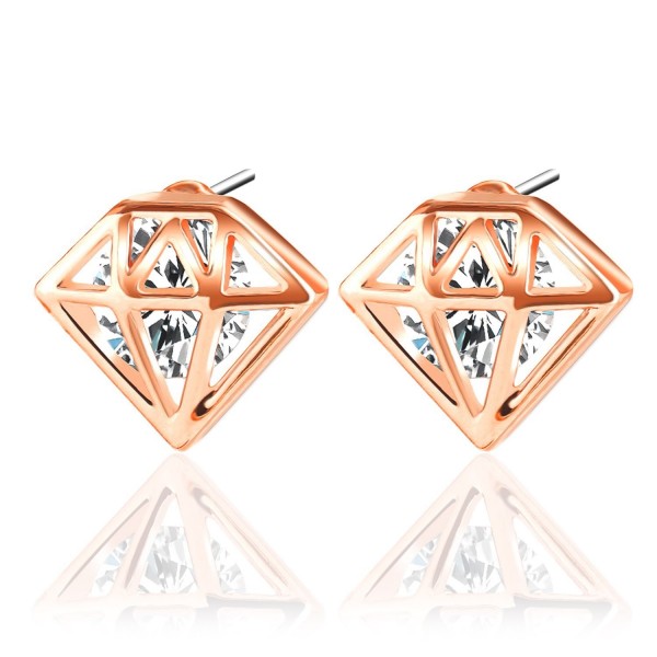 UHIBROS Earrings Hypoallergenic Stainless Zirconia