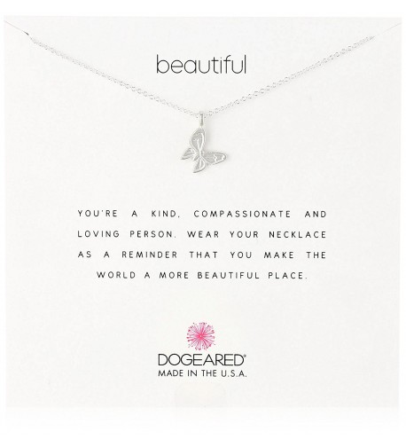 Dogeared Reminders Beautiful Sterling Butterfly