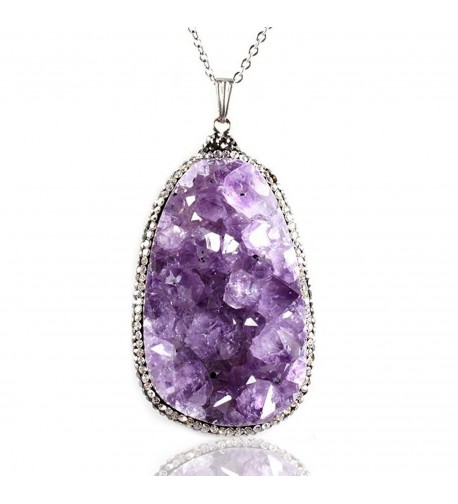 Amandastone 35 45mm Natural Amethyst Crystal