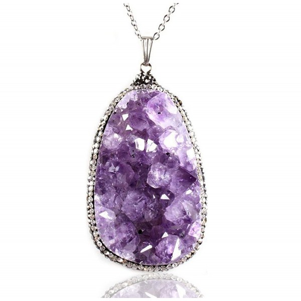 Amandastone 35 45mm Natural Amethyst Crystal