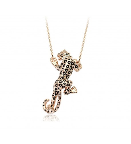 Stunning Leopard Zirconia Crystal Necklace