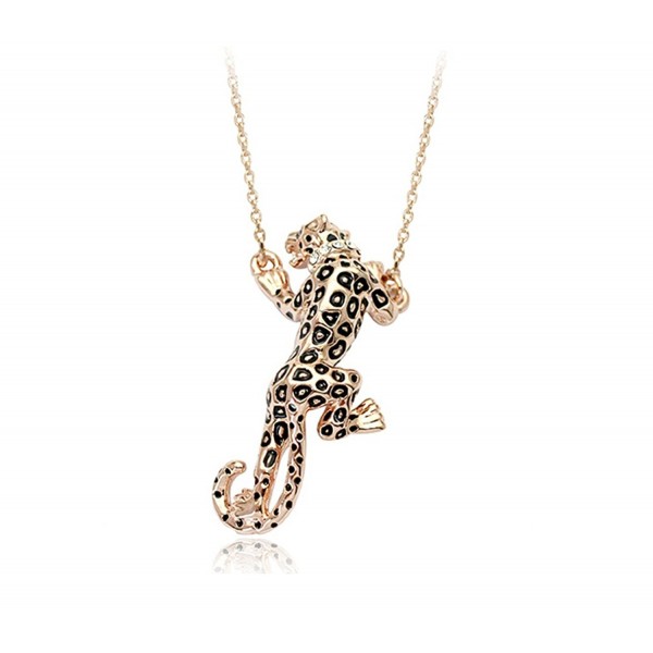 Stunning Leopard Zirconia Crystal Necklace