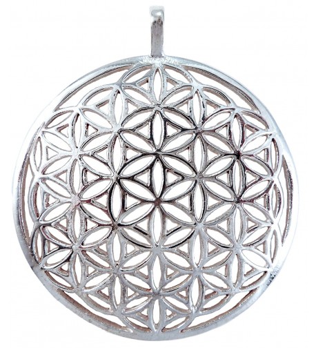 Flower Sacred Geometry Sterling Pendant