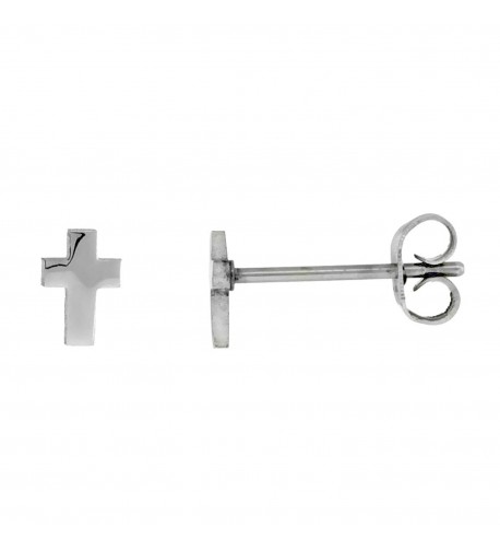 Stainless Steel Very Cross Earrings