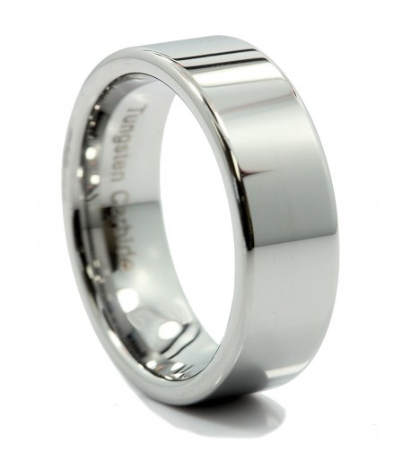 MJ Tungsten Carbide Wedding Polished