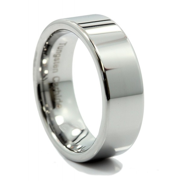 MJ Tungsten Carbide Wedding Polished