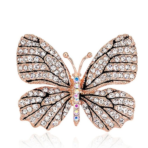 Fashion Multicolor Rhinestone Butterfly Wedding