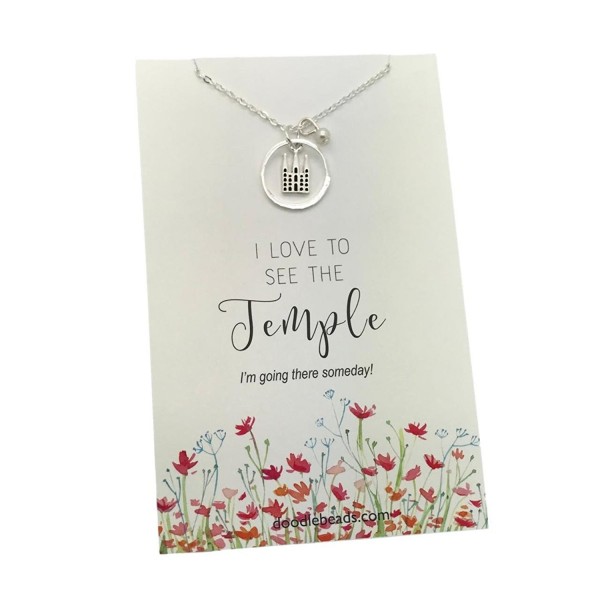 Love See Temple Necklace Adjustable Love See Temple Necklace Adjustable