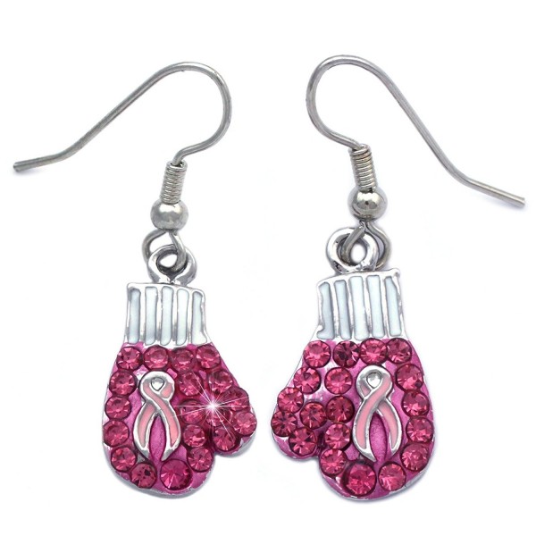 Support Breast Cancer Awareness Earrings
