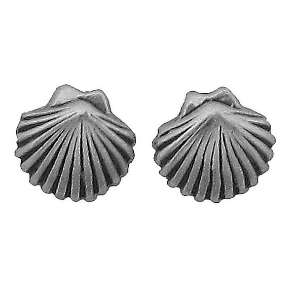 Corinna Maria Sterling Seashell Earrings Stainless