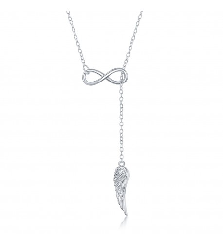 Beaux Bijoux Sterling Infinity dangling