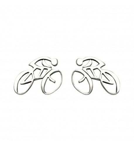 Sterling Silver Road Rider Earrings